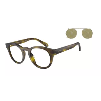 GIORGIO ARMANI γυναικείο γυαλιά ηλίου AR8190U59871W - ορθογώνιος σκελετός ασετάτ, γκρι φακοί, 50/19/140 mm