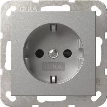 GIRA 445326 πρίζα SCHUKO SH System 55 F Alu