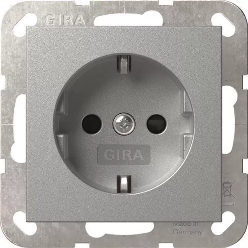 GIRA 445326 πρίζα SCHUKO SH System 55 F Alu