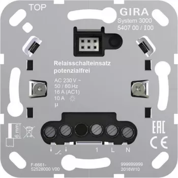 Gira Ρελέ χωρίς δυναμικό 540700
