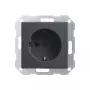 Gira πρίζα Schuko, System 55, ανθρακί 018828