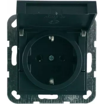 GIRA Schuko Μονάδα πρίζας System 55 ανθρακί 045428