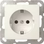 Gira System 55 Πρίζα SCHUKO, λευκό, χωνευτή, 16 A 446603