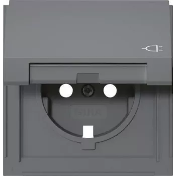 Gira TX_44 SCHUKO Καπάκι πρίζας με καπάκι, ανθρακί 492267