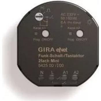 GIRA Ασύρματος διακόπτης/μικροδιακόπτης Mini 2 καναλιών 542500