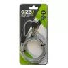 GIZZU 1,8 m Nano Key Lock Καλώδιο Ασφαλείας με Κλειδί - Μαύρο