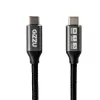 GIZZU 100W 10Gbps Καλώδιο USB-C σε USB-C 1m Μαύρο