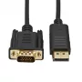 Gizzu Καλώδιο DisplayPort σε VGA 1080P 1,8 m Poly