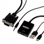 Gizzu Προσαρμογέας VGA σε HDMI 1080P με ήχο
