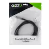 GIZZU 240W 20Gbps Καλώδιο USB-C σε USB-C 2m Μαύρο