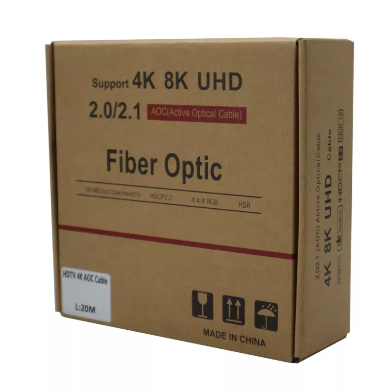 GIZZU 4K Ενεργό Καλώδιο HDMI Οπτικής Ίνας 20m