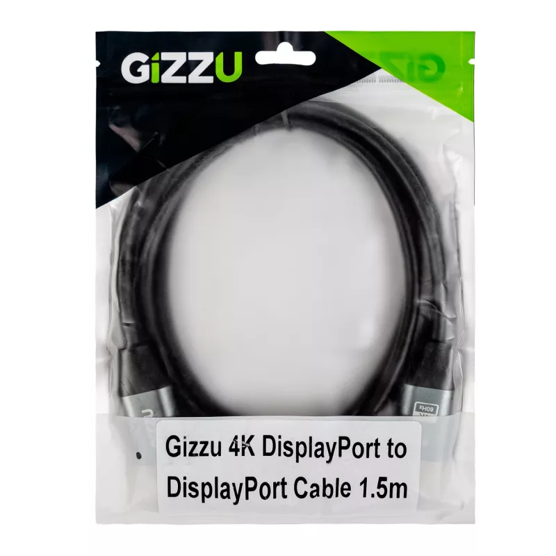 Gizzu 4K60Hz καλώδιο DisplayPort σε DisplayPort 1,5 m
