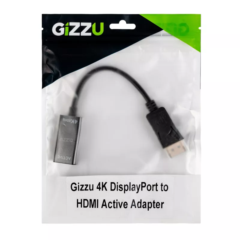 Gizzu 4K60Hz Προσαρμογέας DisplayPort σε HDMI Ενεργός