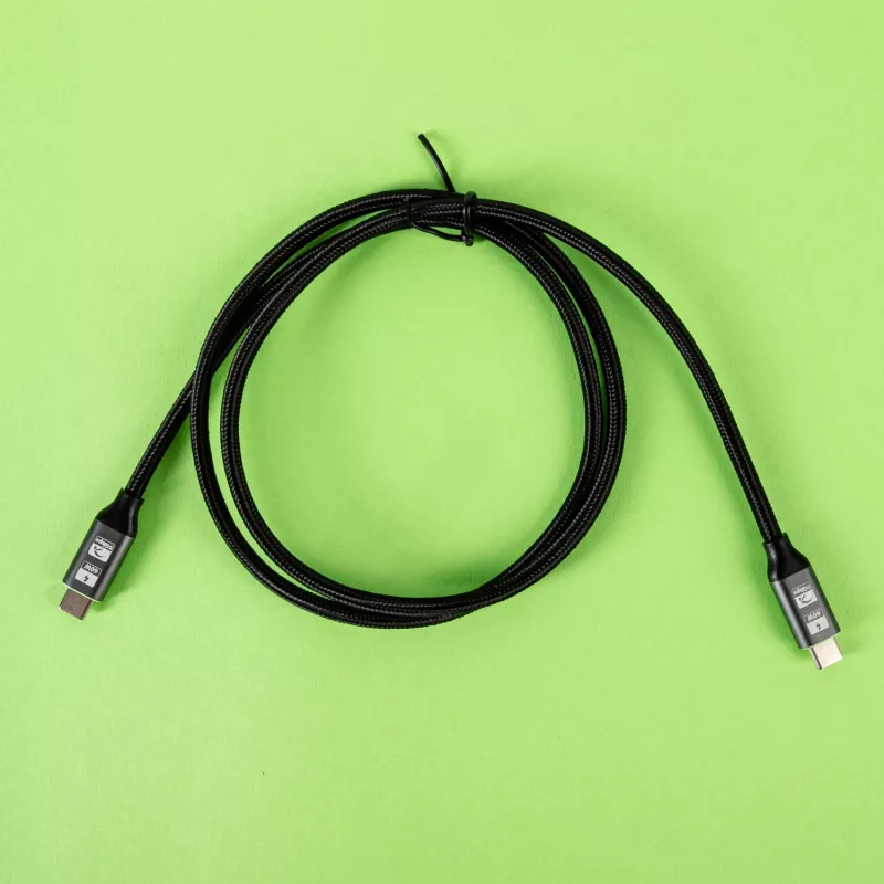 GIZZU καλώδιο 60W 5Gbps USB-C σε USB-C 2m μαύρο