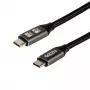 GIZZU καλώδιο 60W 5Gbps USB-C σε USB-C 2m μαύρο