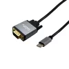 Gizzu Καλώδιο Αντάπτορα Full HD USB-C σε VGA 1,8 m Μαύρο