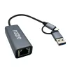 Gizzu High Speed Type-C/A σε Gigabit Adapter Poly