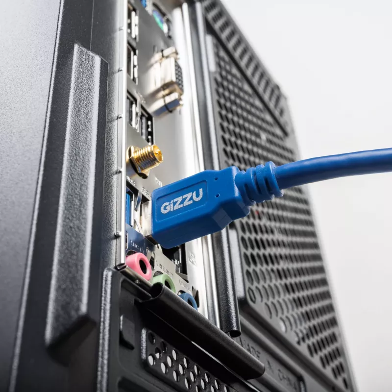 Gizzu Καλώδιο Επέκτασης USB 3.0 5m - Μπλε