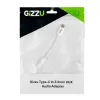 Gizzu Προσαρμογέας Ήχου USB Type-C σε 3,5 mm AUX - Λευκό