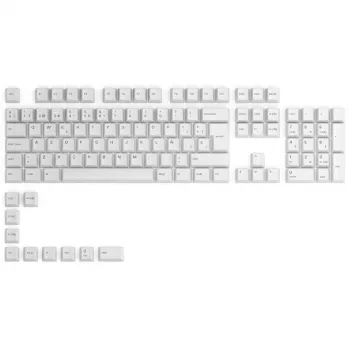 Glorious GPBT Πλήκτρα - 115 πλήκτρα PBT, ISO, ES Layout, Arctic White