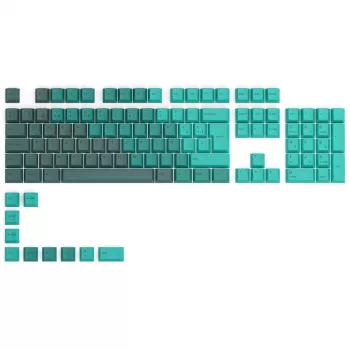 Glorious GPBT Keycaps - 115 πλήκτρα PBT, ISO, διάταξη ES, Rain Forest