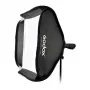 Godox SFUV5050 Πτυσσόμενο τετράγωνο softbox 50x50cm με υποδοχή S-Type, ασημί εσωτερικό, αφαιρούμενα diffusers και τσάντα μεταφοράς
