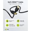 Goobay 80105 Μαλακό Καλώδιο HDMI Υψηλής Ταχύτητας με Ethernet - 5m Μαύρο