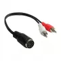 Good Connections προσαρμογέας ήχου υποδοχή DIN 5-pin σε 2x βύσματα RCA - 0,2 m