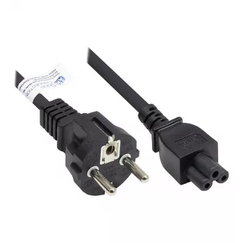 Good Connections Καλώδιο τροφοδοσίας CEE 7/7 σε C5 5m Μαύρο