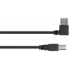 Good Connections Καλώδιο USB 2.0 Type-A γωνιακό σε Type-B - Μαύρο - 0,5 m