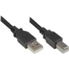Good Connections Καλώδιο USB 2.0 Type-A σε Type-B - Μαύρο - 0,5 m