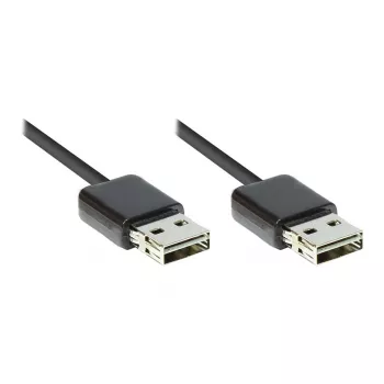 Good Connections Καλώδιο USB 2.0 High-Speed EASY A σε A, μαύρο, 0,5 m