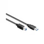 Good Connections USB 3.0 Καλώδιο A-B Μαύρο 0,5m