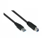 GoodConnections Alcasa Καλώδιο USB 3.2 Gen 1 A σε B 1,8 m μαύρο