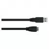GoodConnections Alcasa καλώδιο USB 3.2 Gen 1, USB-A σε Micro-USB B, 1 m, μαύρο