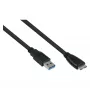 GoodConnections Alcasa καλώδιο USB 3.2 Gen 1, USB-A σε Micro-USB B, 1 m, μαύρο
