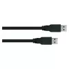 GoodConnections Alcasa καλώδιο USB 3.2 Gen 1 Type-A σε Type-A 0,5 m μαύρο (UK30P-AA-005S)