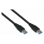 GoodConnections Alcasa καλώδιο USB 3.2 Gen 1 Type-A σε Type-A 0,5 m μαύρο (UK30P-AA-005S)