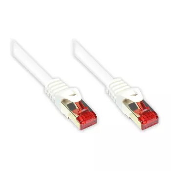 GoodConnections Cat.6 S/FTP Καλώδιο Patch με Προστασία Σπασίματος, PiMF, PVC, 250MHz, Λευκό, 20m (8060-200W)