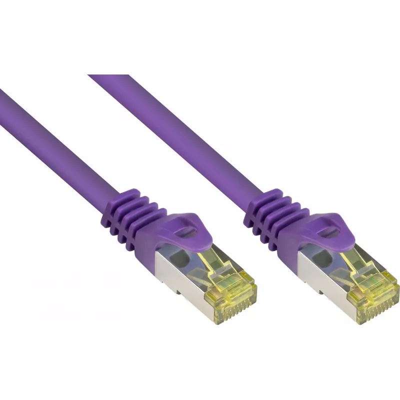 GoodConnections Καλώδιο patch Cat.7 S/FTP με RNS® Latch Protection, 40 m, Μωβ 8070R-400V