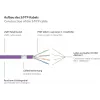 GoodConnections Καλώδιο patch Cat.7 S/FTP με RNS® Latch Protection, 40 m, Μωβ 8070R-400V
