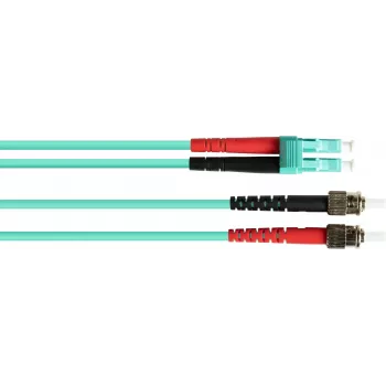 GoodConnections OM3 Duplex Multimode patch καλώδιο οπτικής ίνας LC/ST, 50/125, LSZH, ανταλλάξιμη πολικότητα, 1m