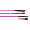 GoodConnections OM4 ST σε ST Multimode Duplex LWL Patch Καλώδιο, 7,5m, LSZH, Βιολετί LW-8075ST4