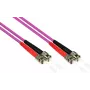 GoodConnections OM4 ST σε ST Multimode Duplex LWL Patch Καλώδιο, 7,5m, LSZH, Βιολετί LW-8075ST4
