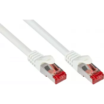 GoodConnections RNS® Cat.6 S/FTP PiMF καλώδιο patch με προστασία γλωττίδας, λευκό, 25m 8060-250W