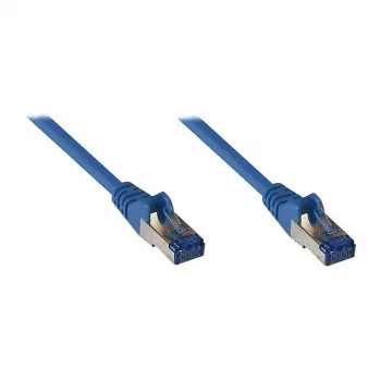 GoodConnections RNS® Καλώδιο patch Cat.6A S/FTP με προστασία γλωττίδας, LSZH, χωρίς αλογόνα, 500MHz, μπλε, 15m (8060-H150B)