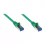 GoodConnections RNS® Cat.6A S/FTP Καλώδιο Patch με προστασία κάμψης, PiMF, LSZH, 500 MHz, Πράσινο, 10 m (8060-H100G)