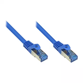 GoodConnections RNS® καλώδιο patch με προστασία από τσακίσματα, Cat.6A, S/FTP, PiMF, χωρίς αλογόνα, 500MHz, μπλε, 2m