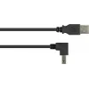GoodConnections καλώδιο USB 2.0 A σε B γωνιακό 3m μαύρο 2510-3W