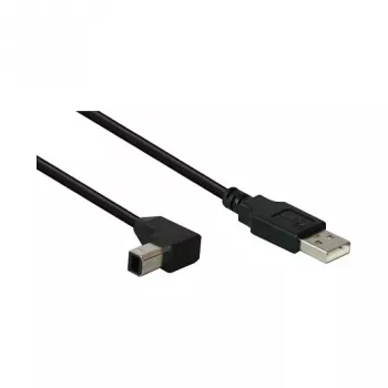 GoodConnections καλώδιο USB 2.0 A σε B γωνιακό 3m μαύρο 2510-3W